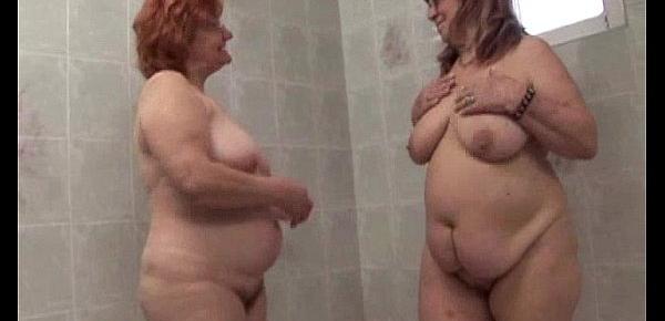  Granny Lesbians In The Shower